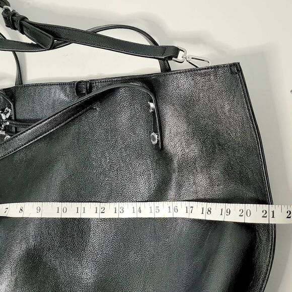 Calvin Klein shoulder tote purse handbag black with small tote inside NWOT - Picture 4 of 7